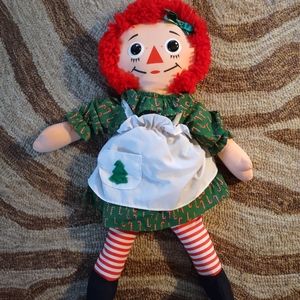 Vintage Raggedy Ann Doll 1988 Special Christmas Edition